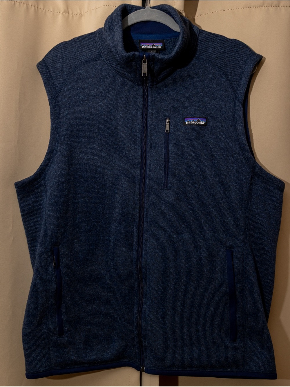 Patagonia Men’s Better Sweater Fleece Vest Navy Blue Large
